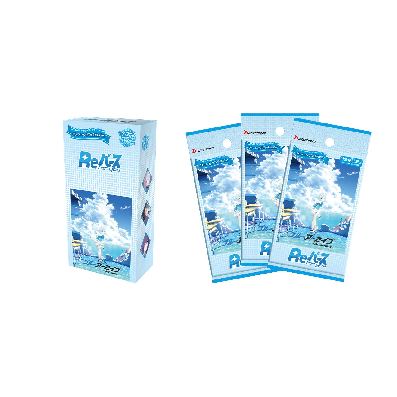 blue archive booster box Blue Archive The Animation Booster Box ReBirth For You – COLLECTORS JAPAN
