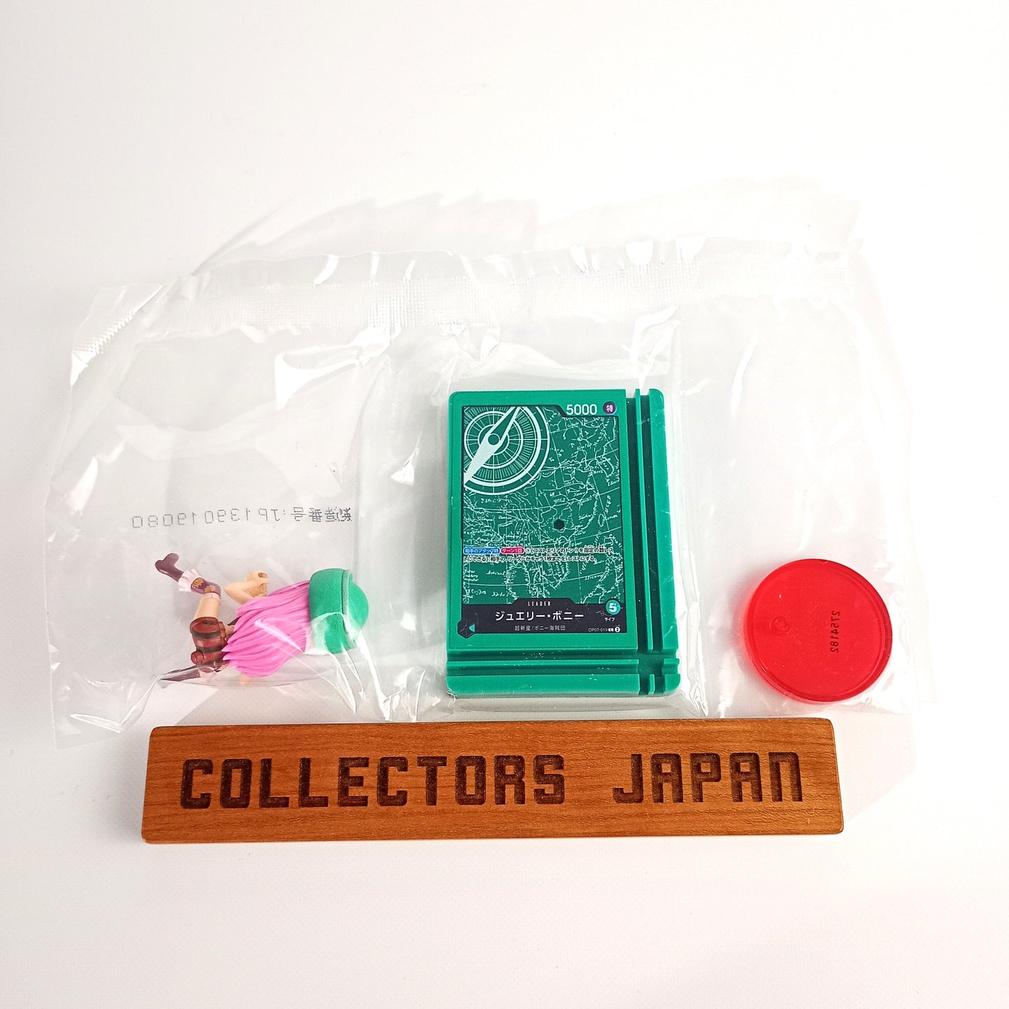 Lecafig Jewelry Bonney One Piece Card Game Leader Card & Figure Jump Magazine Limited