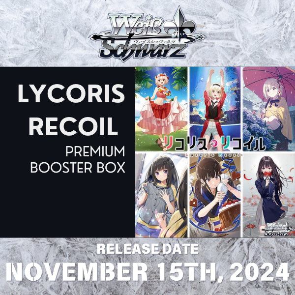 Lycoris Recoil Premium Booster Box Weiss Schwarz COLLECTORS JAPAN Lycoris Recoil Premium Booster Box Weiss Schwarz COLLECTORS JAPAN