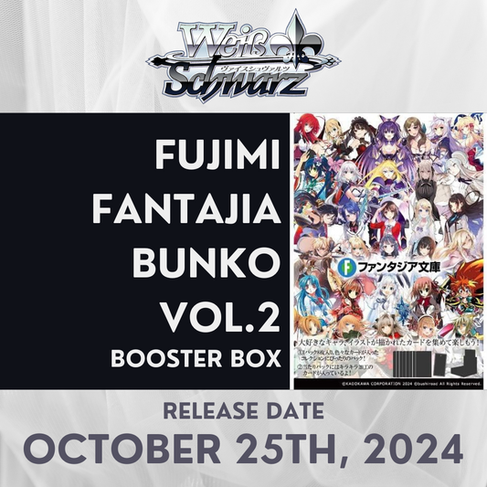 Fujimi Fantajia Bunko Vol.2 Booster Box Weiss Schwarz