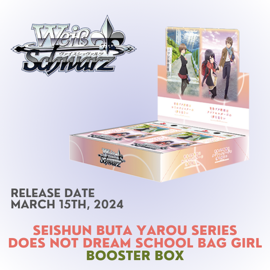 Seishun Buta Yarou Series School bag girl Weiss Schwarz Booster Pack