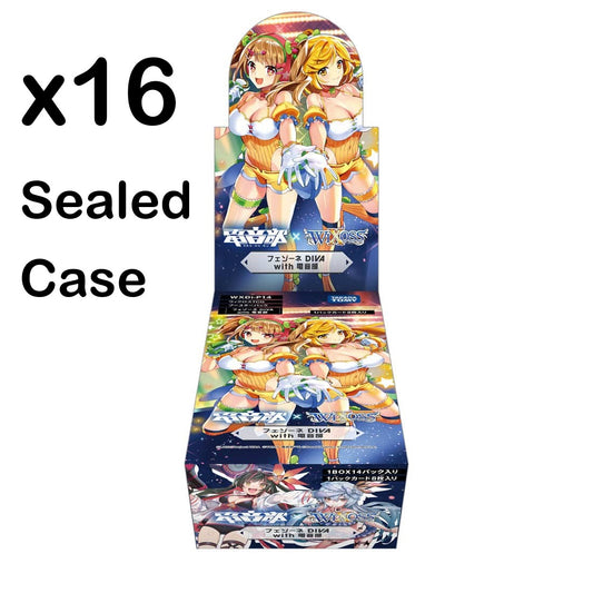 x16 WXDi-P14 WIXOSS TCG Booster Pack Fezone DIVA with Denonbu DP-BOX Japanese