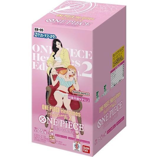 Heroines Edition 2 Extra Booster Box EB-05 One Piece Card Game