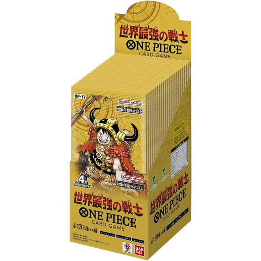 The World's Strongest Warrior Booster Box OP-17 One Piece Card Game
