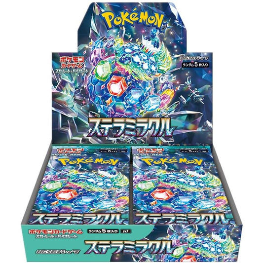 Stellar Miracle Scarlet & Violet Booster Box Sv7 Pokémon Card Game