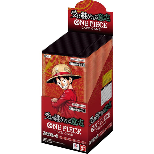 Carrying on His Will Booster Box OP-13 One Piece Card Game