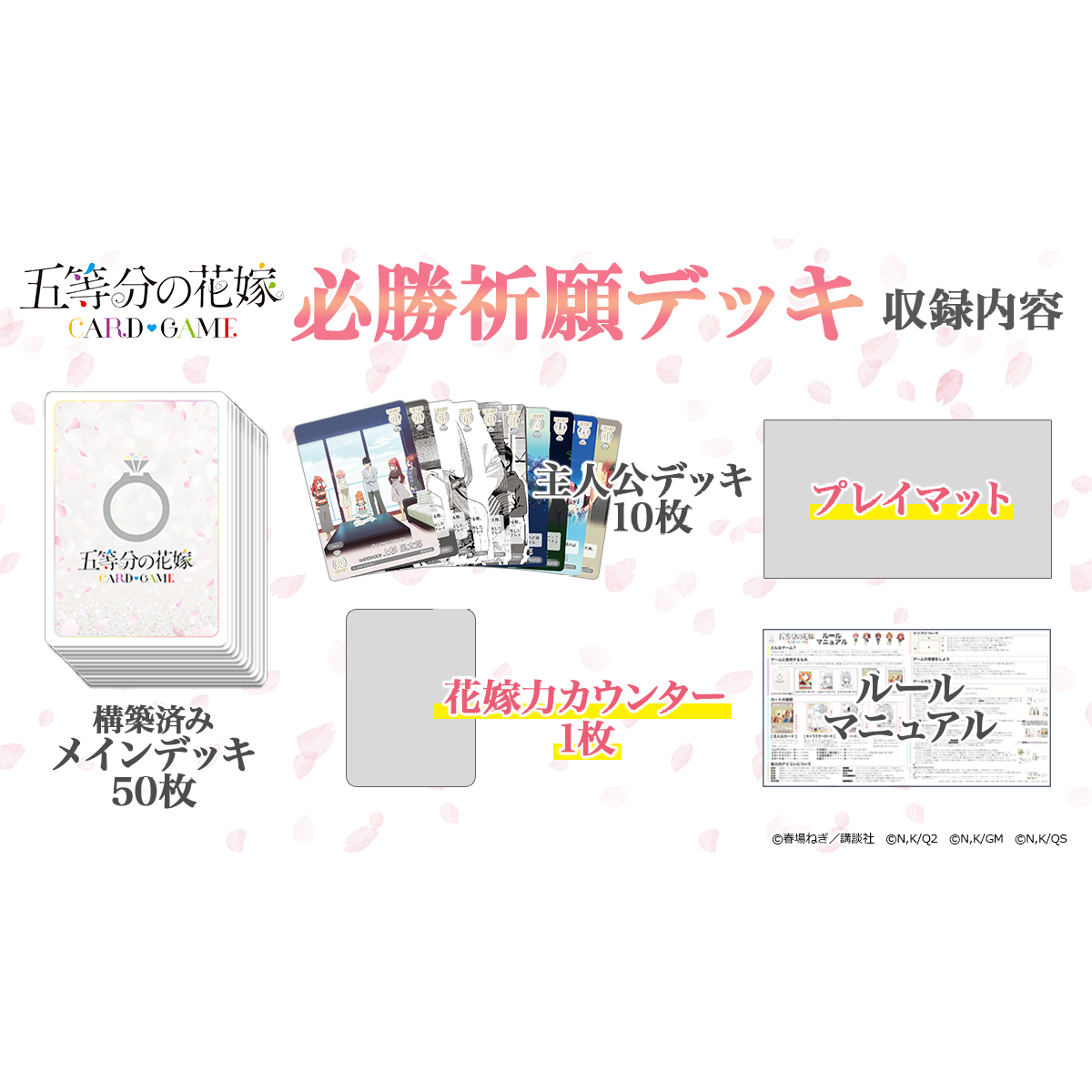 Victory Player Deck Yotsuba Nakano The Quintessential Quintuplets Card Game