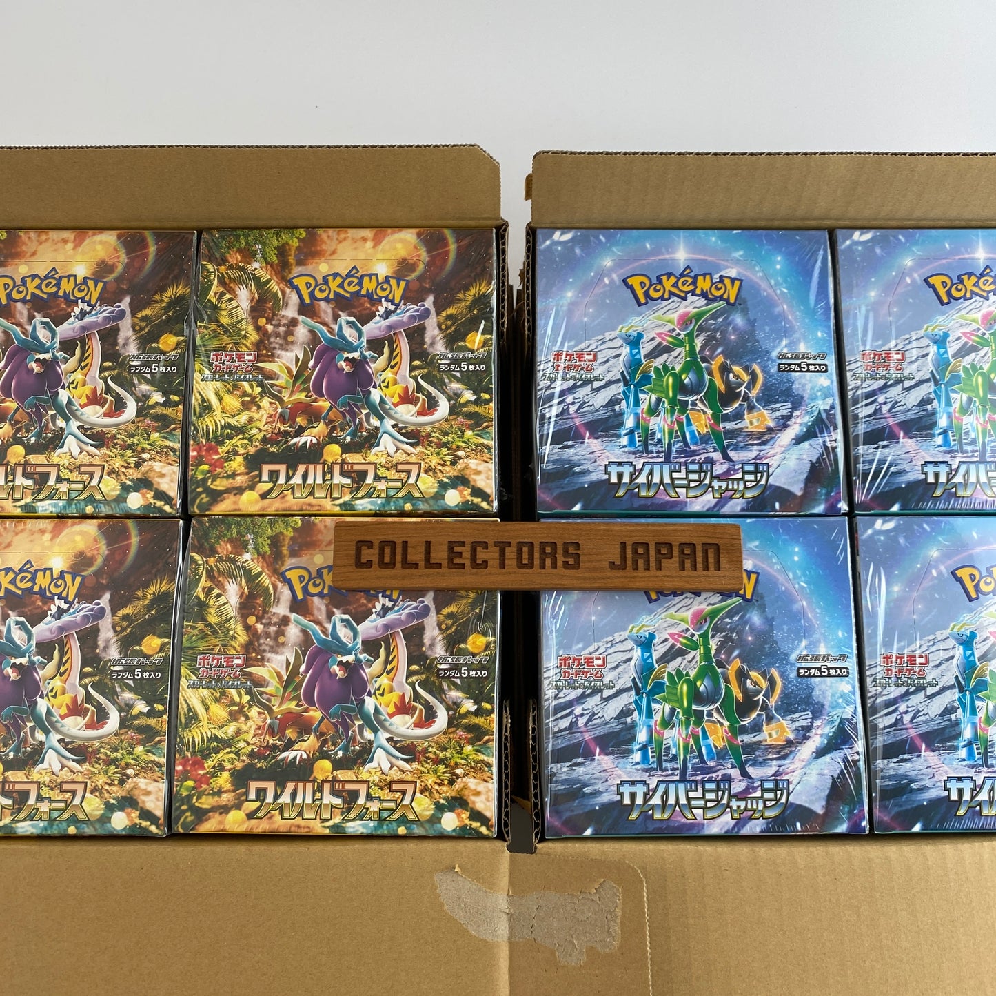 [Set of 2] Pokemon TCG Wild Force & Cyber Judge Booster Box